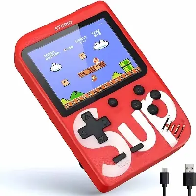 Picture of Sup Game Box 400 in 1 Games Retro Portable Mini Handheld Game Console, with 400 classic Games included, rechargeable (Game box)