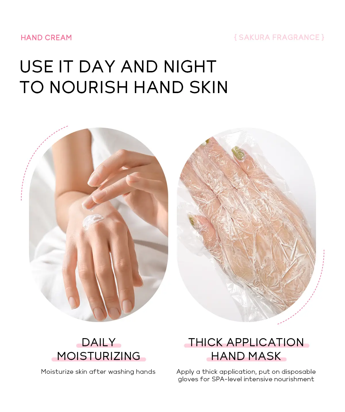 Picture of Likeau Sakura Hand Cream -30 gm (White)