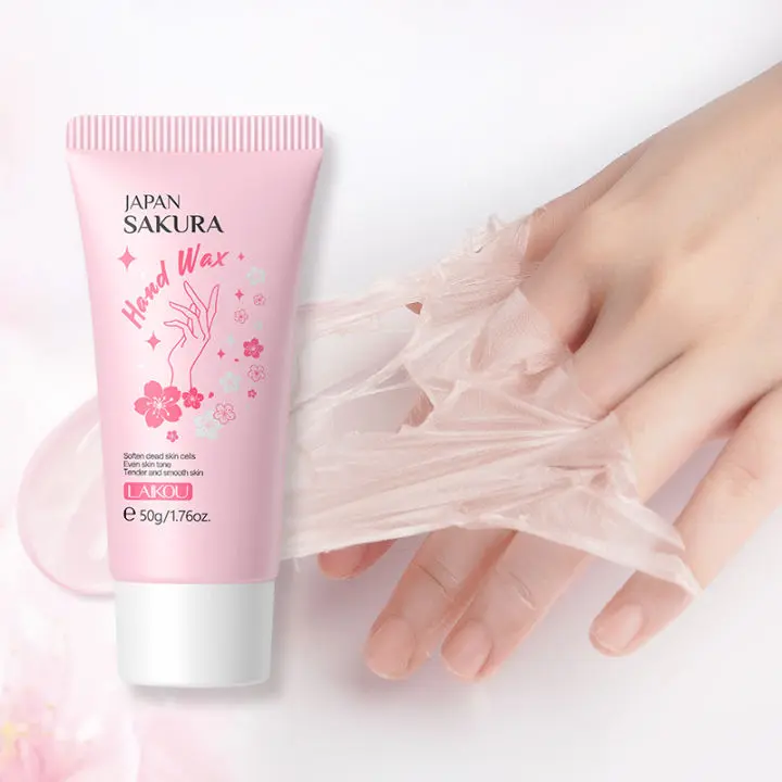 Picture of LAIKOU Japan Sakura Hand Wax Mask - 50g (Fresh)