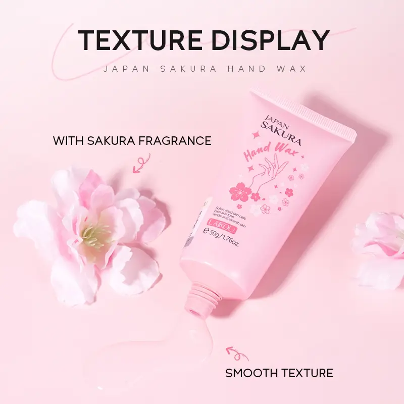 Picture of LAIKOU Japan Sakura Hand Wax Mask - 50g (Fresh)