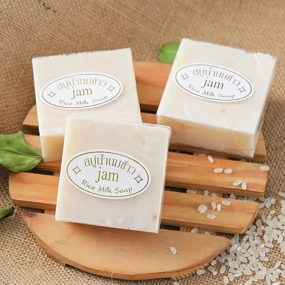 Picture of Jam Rice Milk Bar Soap - 65gm (Thailand) (Fresh)