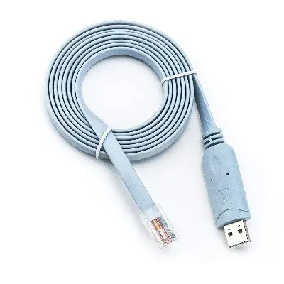 Picture of Cisco USB Console Cable - USB Male to RJ45 Male FTDI Chip Console Cable for PCs (USB Console Cable)