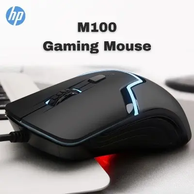 Picture of HP M100 USB Wired Gaming Optical Mouse (Hp M100)