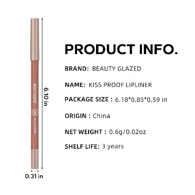 Picture of Beauty Glazed Water Proof and Long lasting Lipliner shade 101 