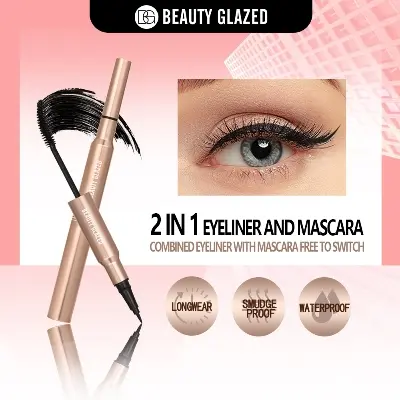 Picture of Beauty Glazed Double Head Mascara Eyeliner 2 in 1 Mascara Eyeliner 