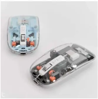 Picture of Bluetooth Mouse, 2.4G Wireless Mouse Dual Mode Transparent with Adjustable DPI and Colorful (k-2000)