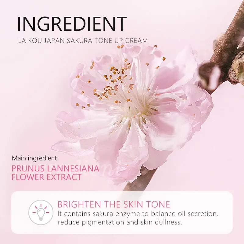 Picture of LAIKOU Japan Sakura Tone up Cream - 60g 