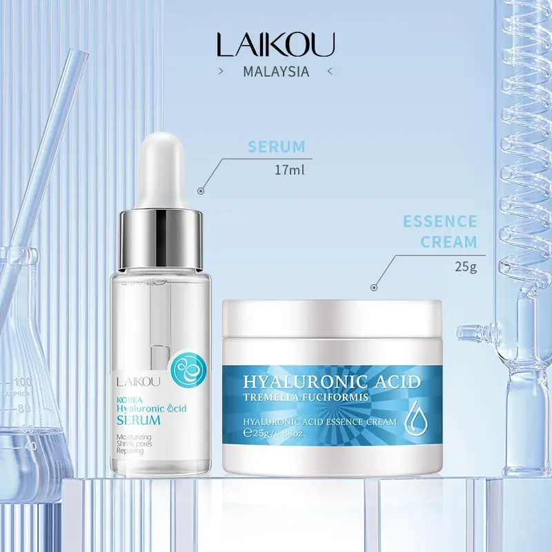Picture of LAIKOU Hyaluronic Acid Serum & Moisturizer Face Cream ( 17 ml +25 gm ) 