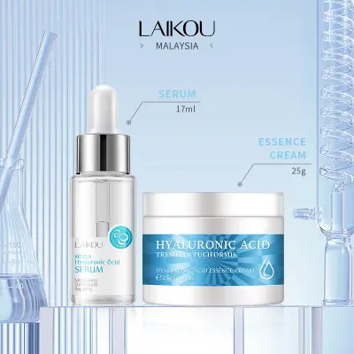 Picture of LAIKOU Hyaluronic Acid Serum & Moisturizer Face Cream ( 17 ml +25 gm ) 