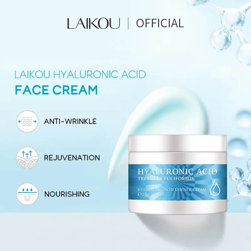 Picture of LAIKOU Hyaluronic Acid Serum & Moisturizer Face Cream ( 17 ml +25 gm ) 
