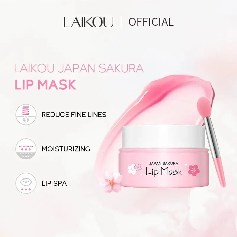 Picture of LAIKOU - Japan Laikou Sakura lip mask & lips care - 8gm 