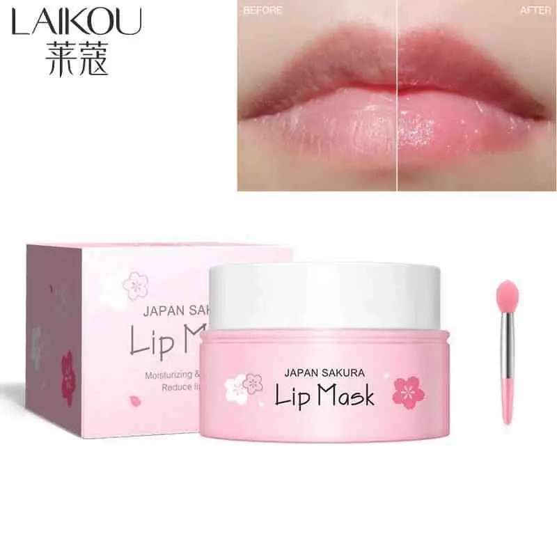 Picture of LAIKOU - Japan Laikou Sakura lip mask & lips care - 8gm 