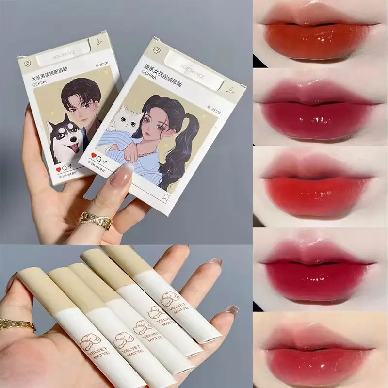 Picture of Herorange five pcs cigarette lipgloss set 