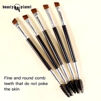 Picture of Beauty Planet Mini Double-Head Small Eyebrow Brush (Black)