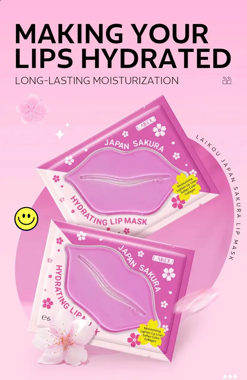 Picture of Laikou Cherry Blossom Lip Mask - Tender Lip Care 