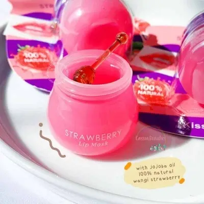 Picture of Kiss Beauty Lip Therapy - Strawberry Lip Mask 