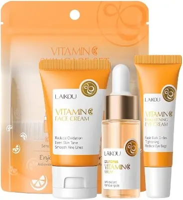 Picture of Laikou Vitamin C Skin Care Set - 3 pcs (Orange)
