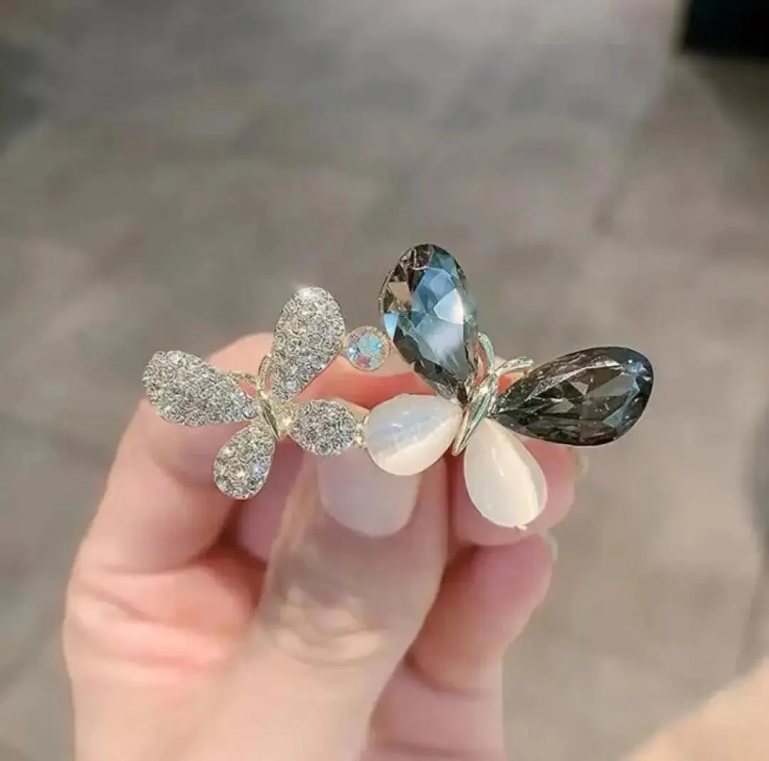 Picture of Two Butterfly Unique design Brooch Hijab safety pin for girls and women (Multicolor)