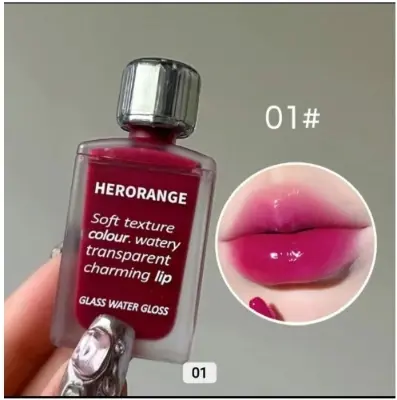Picture of Herorange soft textured coloured glass mirror lip glaze (shade 01)