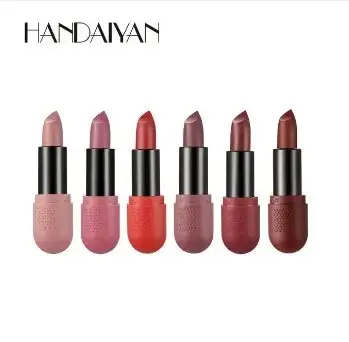 Picture of Handaiyan Mousse Matte Lipsticks Set 6 in 1 matte lipsticks (26,Multicolor)