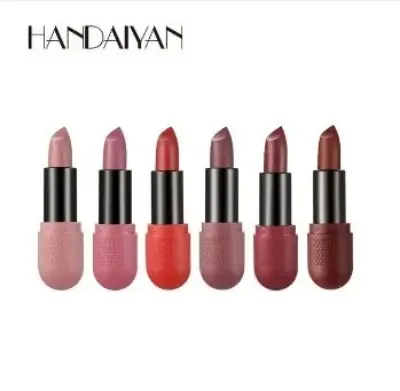 Picture of Handaiyan Mousse Matte Lipsticks Set 6 in 1 matte lipsticks (26,Multicolor)