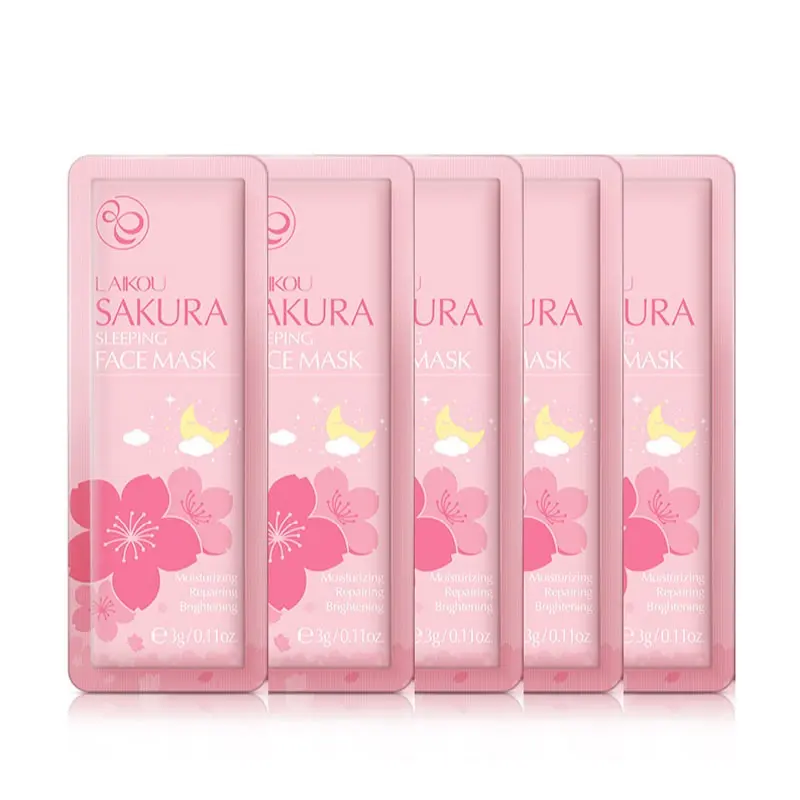 Picture of LAIKOU Sakura Sleeping Mask - 5 Pcs sell by (Farhana's unique Collection) 