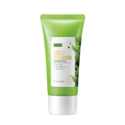 Picture of Fenyi Green Tea Cleanser Oil Control Face Wash 50g (White,Fresh)