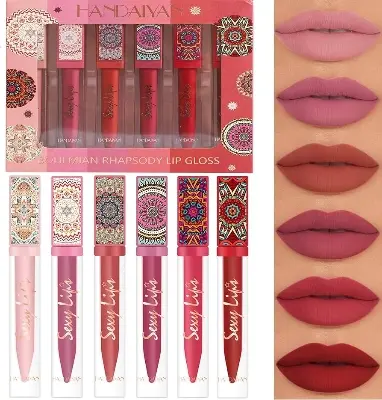 Picture of Handaiyan liquid matte lipstick set 6 in 1 box 