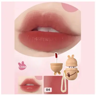 Picture of Cappuvini cute carrying friendly colourful doll lipstick (Gold)