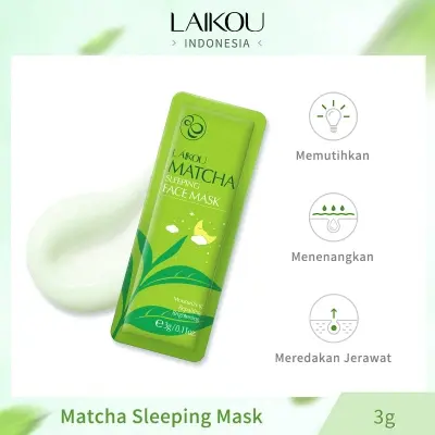 Picture of LAIKOU Matcha Sleeping Mask 5 pics (Farhana's unique Collection) 