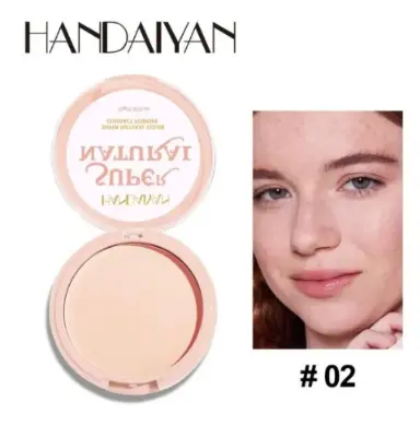 Picture of HANDAIYAN Soft Bright Powder Cake Long-lasting Moisturizing Oil Control Concealer Powder (shade#2)