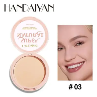 Picture of HANDAIYAN Soft Bright Powder Cake Long-lasting Moisturizing Oil Control Concealer Powder (shade#3)