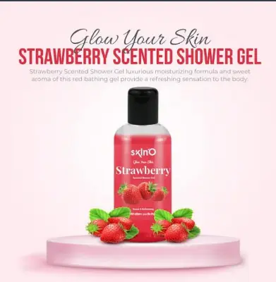 Picture of Skino Strawberry Scented Shower Gel 220ml (Fresh)
