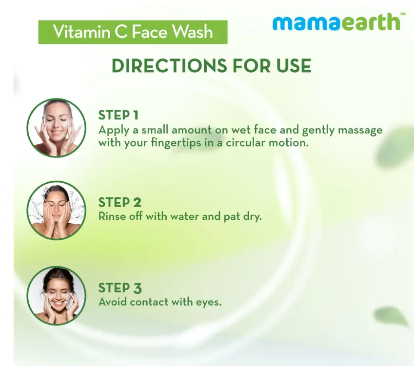 Picture of Mamaearth vitamin C face wash with vitamin C and turmeric for skin illumination (Multicolor,Fresh)