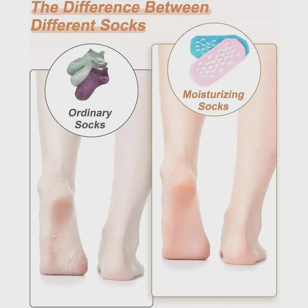 Picture of Free Size Spa Gel Socks for Everyone Comfortable Gel Insoles for Foot Care 