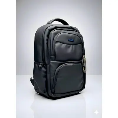 Picture of 💥 ATC BAG Original Premium Quality | 15.6 Inch Waterproof Laptop Backpack | High-Quality Office, Travel & College Bag with USB Port & Anti-Theft – Dark Grey/Black