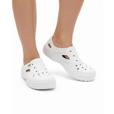 Picture of Kazi Urban Clog – Pure White | Lightweight Comfort Clog for Men