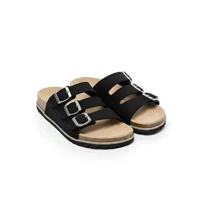 Picture of Premium Buckle Adjustable Slide Sandals (Premium Buckle Adjustable Slide Sandals) for Women | Stylish Flat Casual Flat Shoes (Stylish Flat Casual Short Shoes) | Trendy Flat Footwear