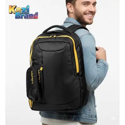 Picture of Louping Backpack for Men Women (Unisex) | Large Capacity, Durable & Water-Resistant Bag | Travel & Laptop Backpack (Black, Blue, Coffee)