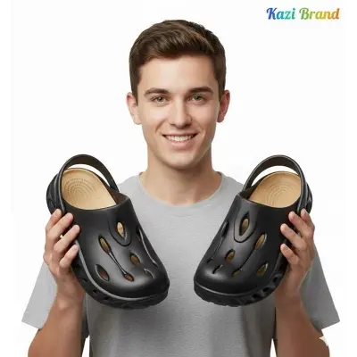 Picture of Soft & Durable EVA Crocs Sandals for Men | Waterproof Summer Shoes | Anti-Slip Comfortable Footwear | Sizes 40-43 | Breathable & Lightweight | Stylish Design
