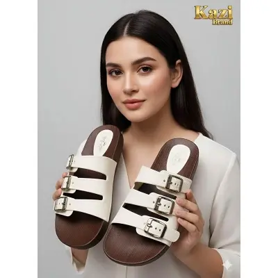 Picture of Velora Women’s Triple Buckle Cork Sole Platform Sandals