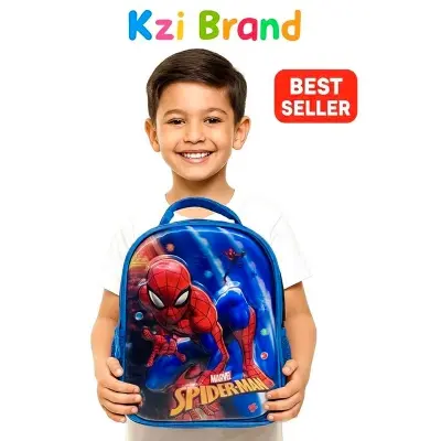Picture of Marvel Spider-Man Kids Backpack - School Bag for Boys & Girls - 3D Embossed Spiderman Bag - Children's School Bag - Kazi Brand Best Seller