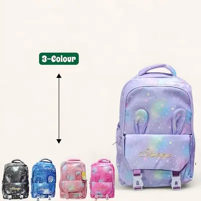 Picture of 🔥 [NEW] Latin Sheep ICON Premium School Bag | Korean Style Large Capacity Nylon Backpack for Boys & Girls | 4-Colour Trendy Design