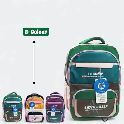 Picture of Cute Korean Version Premium Kids Latin Sheep School Bag | Waterproof Backpack for Boys & Girls | 4 Colour Trendy Design