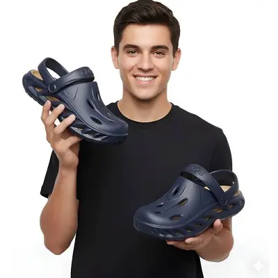 Picture of Men’s AirFlex EVA Stylish Trendy Clogs | Lightweight Breathable Comfort Crocs Sandals – Premium Anti-Slip Daily Wear Footwear