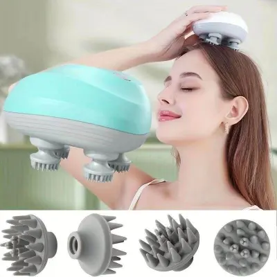 Picture of Electric Scalp Massager – Portable Handheld Head Massager with 96 Kneading Nodes for Stress Relief, Relaxation & Pain Relief | Ideal Gift for Men, Women, Boys & Girls