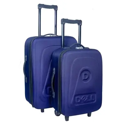 Picture of Family size two piece trolley bag luggage. Two piece easy size when which need trolley luggage bag set.