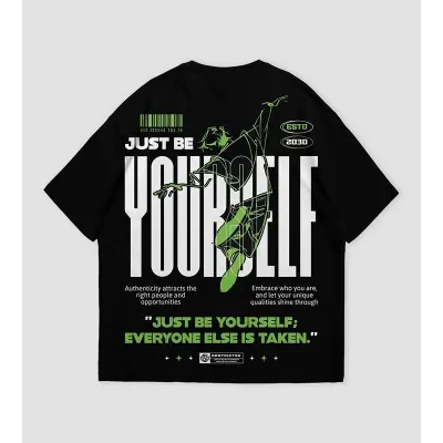 Picture of Men’s Classic Drop Shoulder Cotton T-Shirt – Trendy Oversized Fit