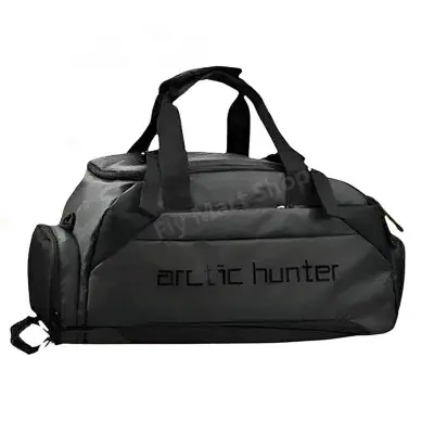Picture of Fitness Gym Sport Bag for Men Black - Carry Your Gym Gear in Style and Comfort with This Spacious Bag