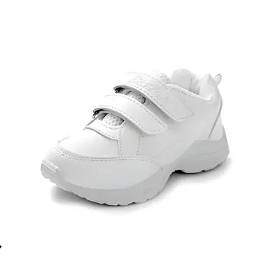Picture of Comfortable Rubber Sole School Uniform Shoes for Boys - Casual Style White Sneakers